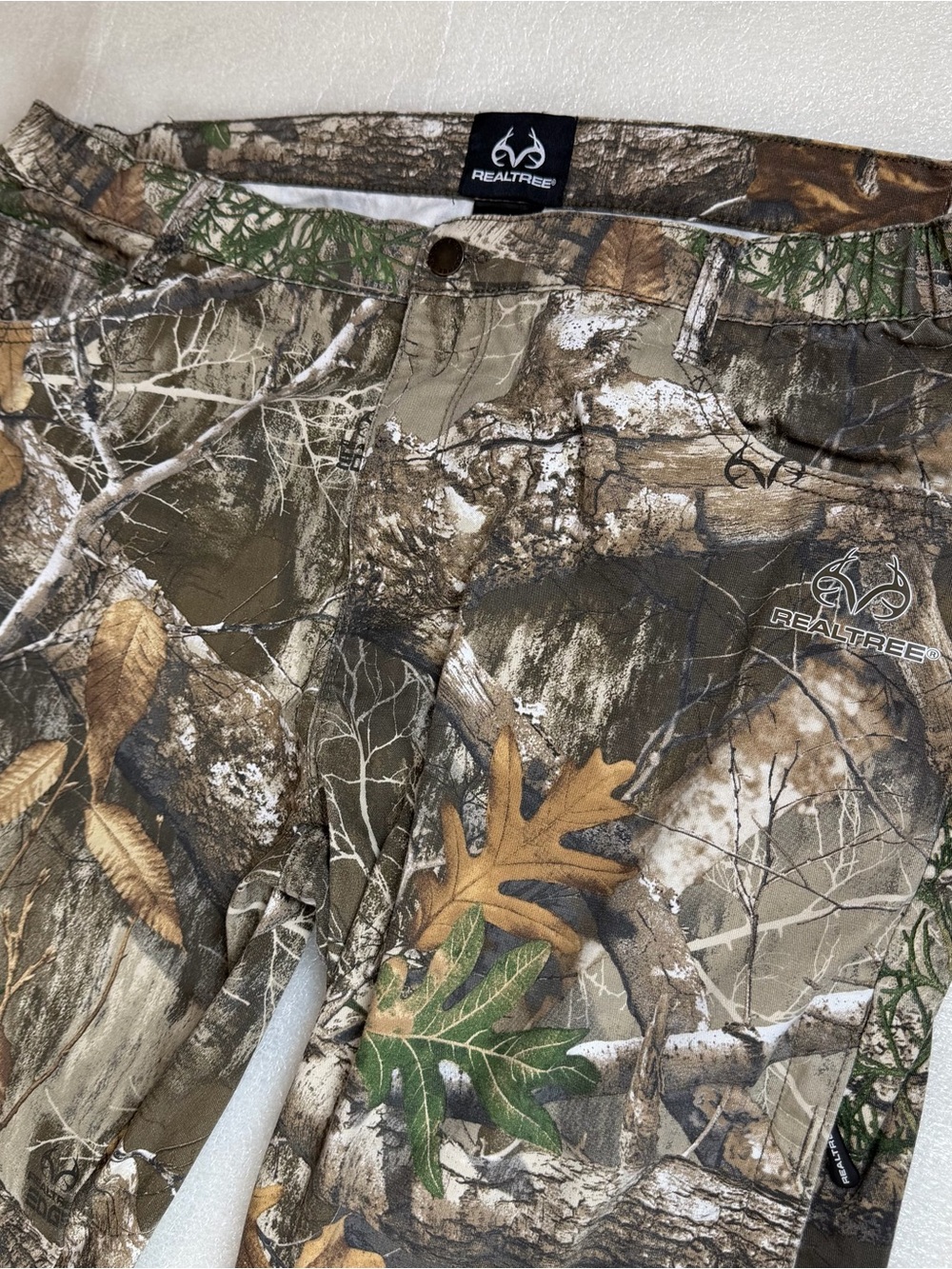 Realtree Men’s Large Edge Camouflage Canvas Jogger Camping Hiking Hunting Trail